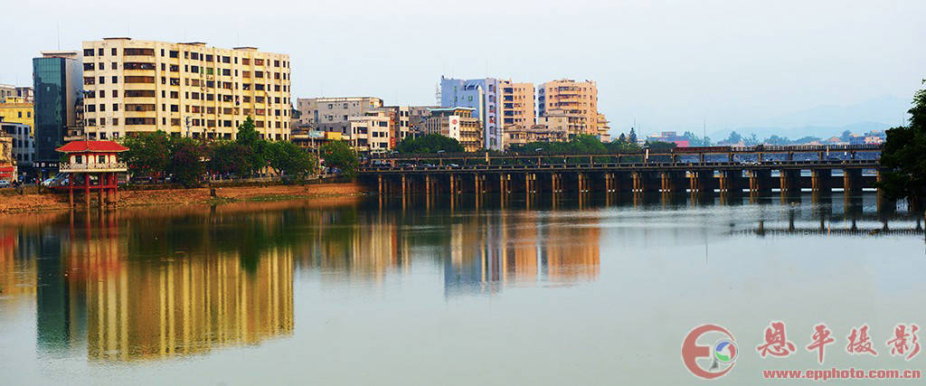 双桥晚霞美景(图1)